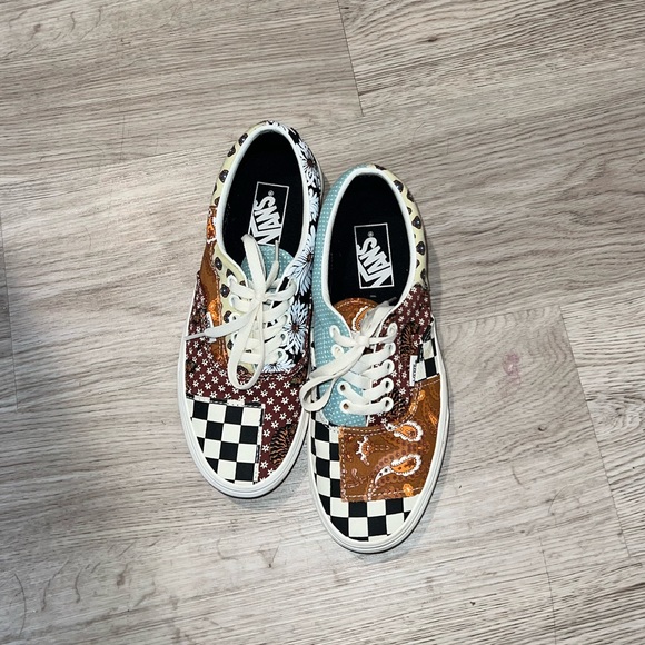 Vans Multi Patterned Patchwork Sneakers - Picture 2 of 4